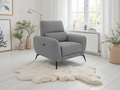 Sorrento Electric Recliner Grey Armchair - Main product image | LA Home Decor