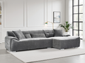 Modena Sofa Charcoal Right Hand - Main product image | LA Home Decor