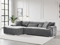 Modena Sofa Charcoal Left Hand - Main product image | LA Home Decor