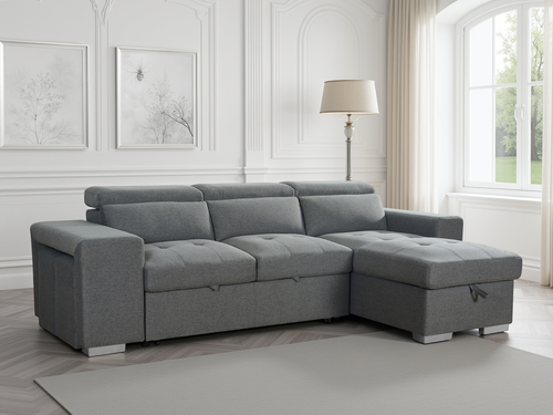Artemis Sofabed Grey Universal Corner - Main product image | LA Home Decor
