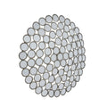 Pella Antique Silver Convex Wall Mirror