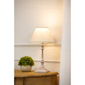 Antia Stem Table Lamp With Linen Shade - Main product image | LA Home Decor