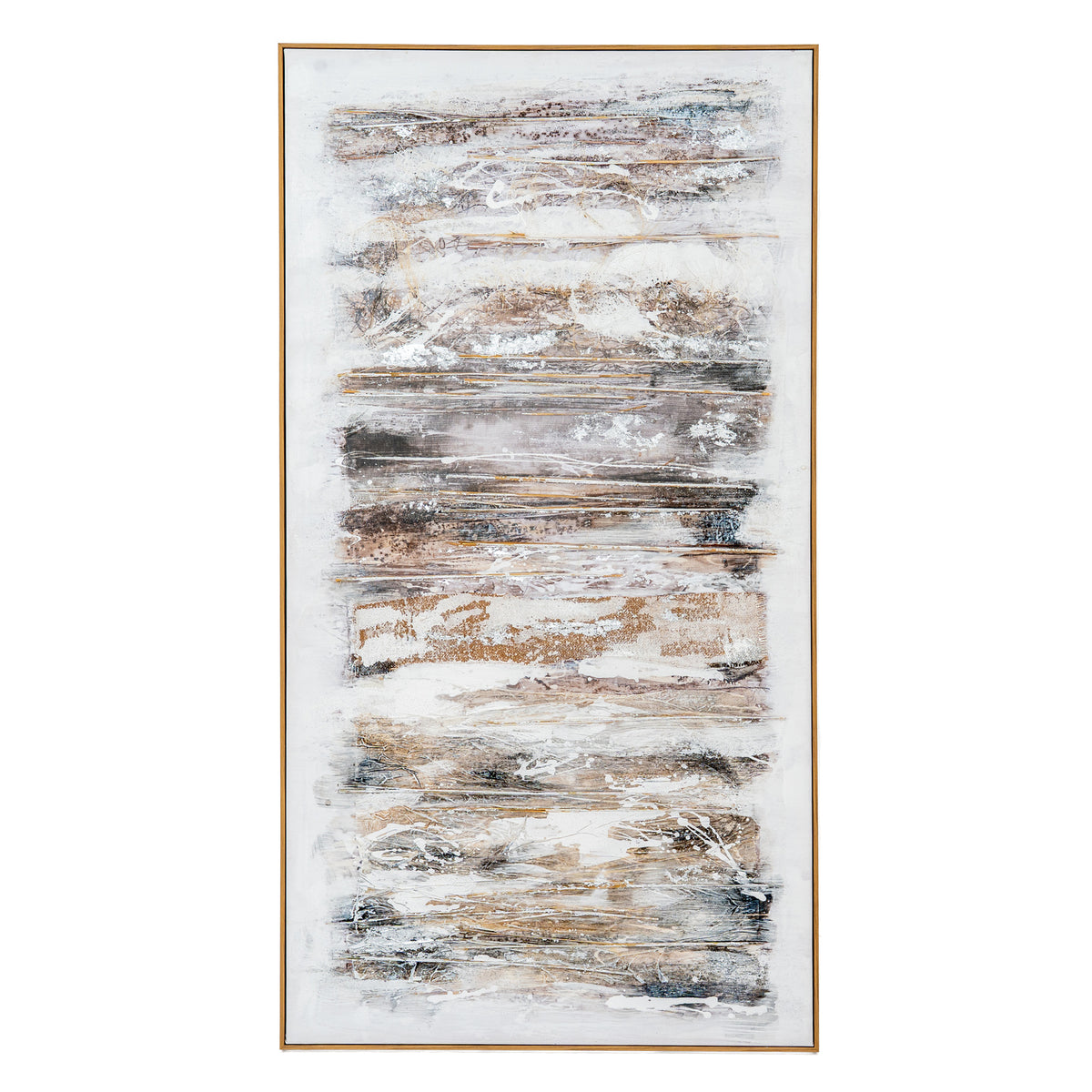 Ethereal Hand Painted Canvas In Frame by Hill Interiors
