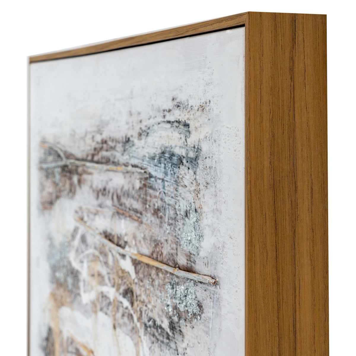 Ethereal Hand Painted Canvas In Frame by Hill Interiors