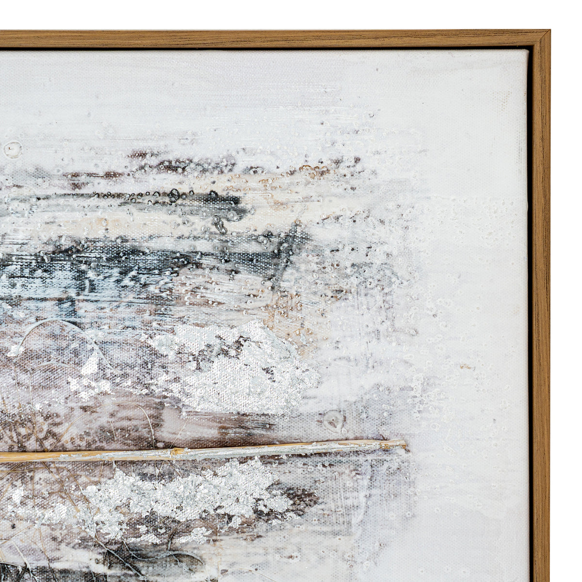 Ethereal Hand Painted Canvas In Frame by Hill Interiors
