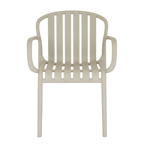 Axis Putty Grey Carver Chair - Side view | LA Home Decor