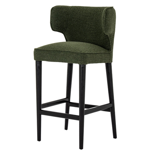 Avia Moss Barstool - Side view | LA Home Decor
