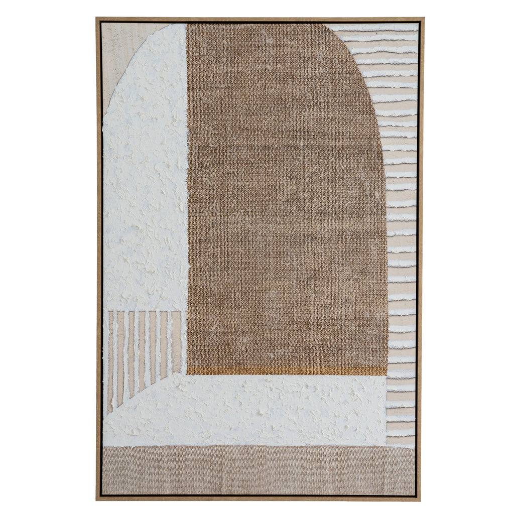 Petra Hand Painted Canvas In Frame by Hill Interiors
