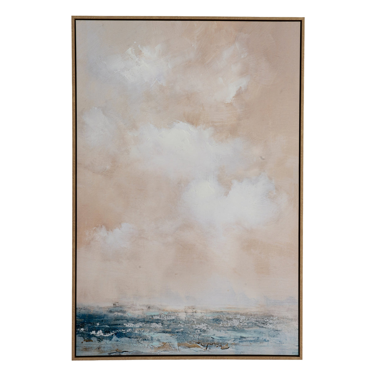Stratos Hand Painted Canvas In Frame by Hill Interiors