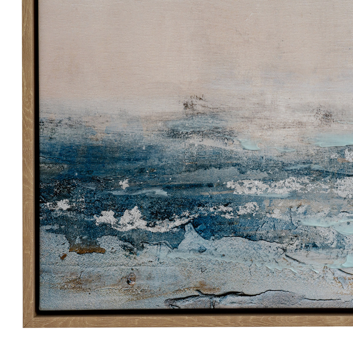 Stratos Hand Painted Canvas In Frame by Hill Interiors