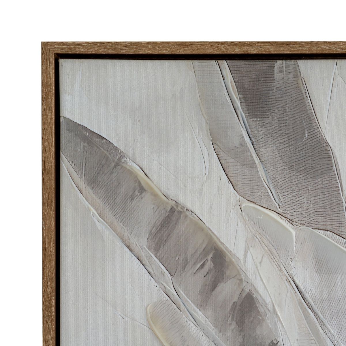 Folira Hand Painted Canvas In Frame by Hill Interiors
