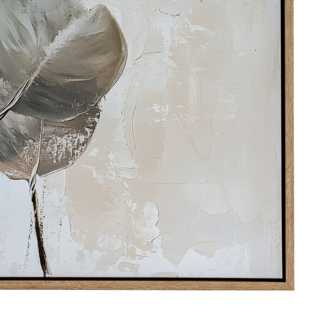 Silvra Hand Painted Canvas In Frame by Hill Interiors