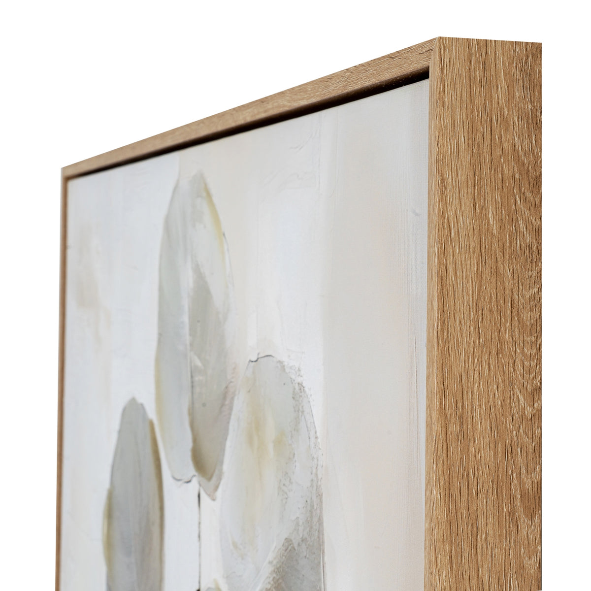 Silvra Hand Painted Canvas In Frame by Hill Interiors
