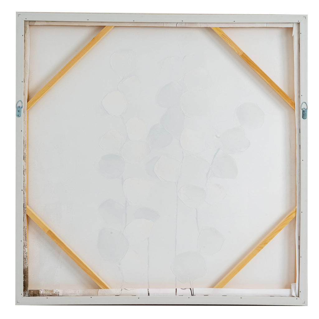 Silvra Hand Painted Canvas In Frame by Hill Interiors