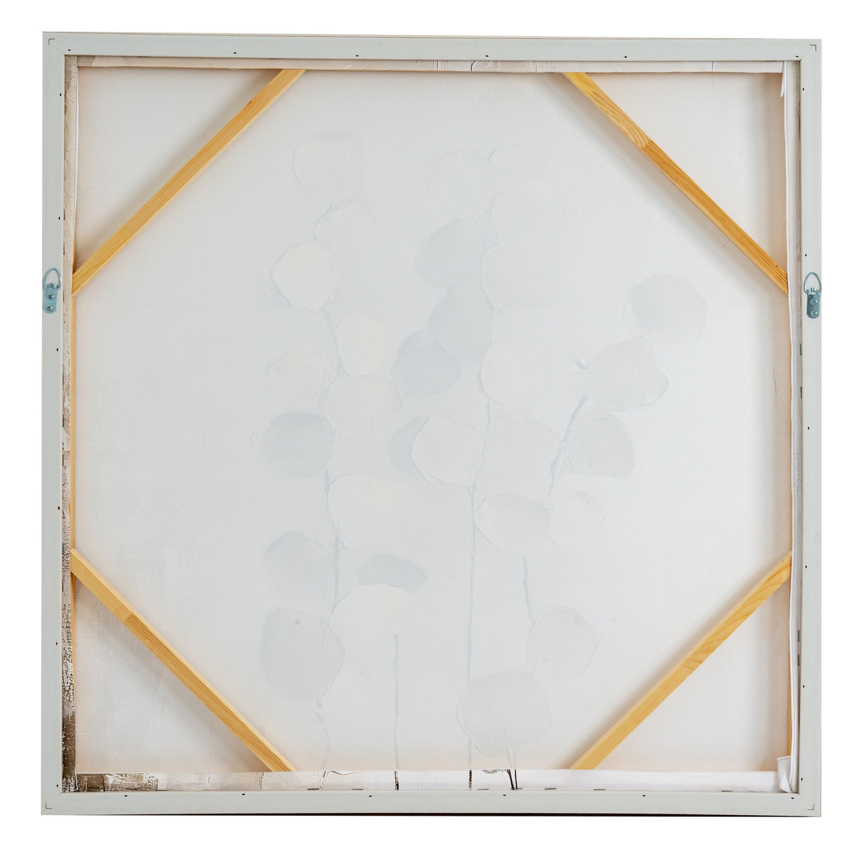 Silvra Hand Painted Canvas In Frame by Hill Interiors