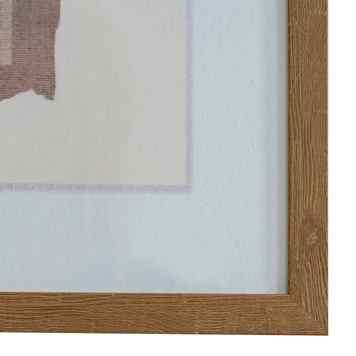 Terran Art Mounted In Wooden Frame by Hill Interiors