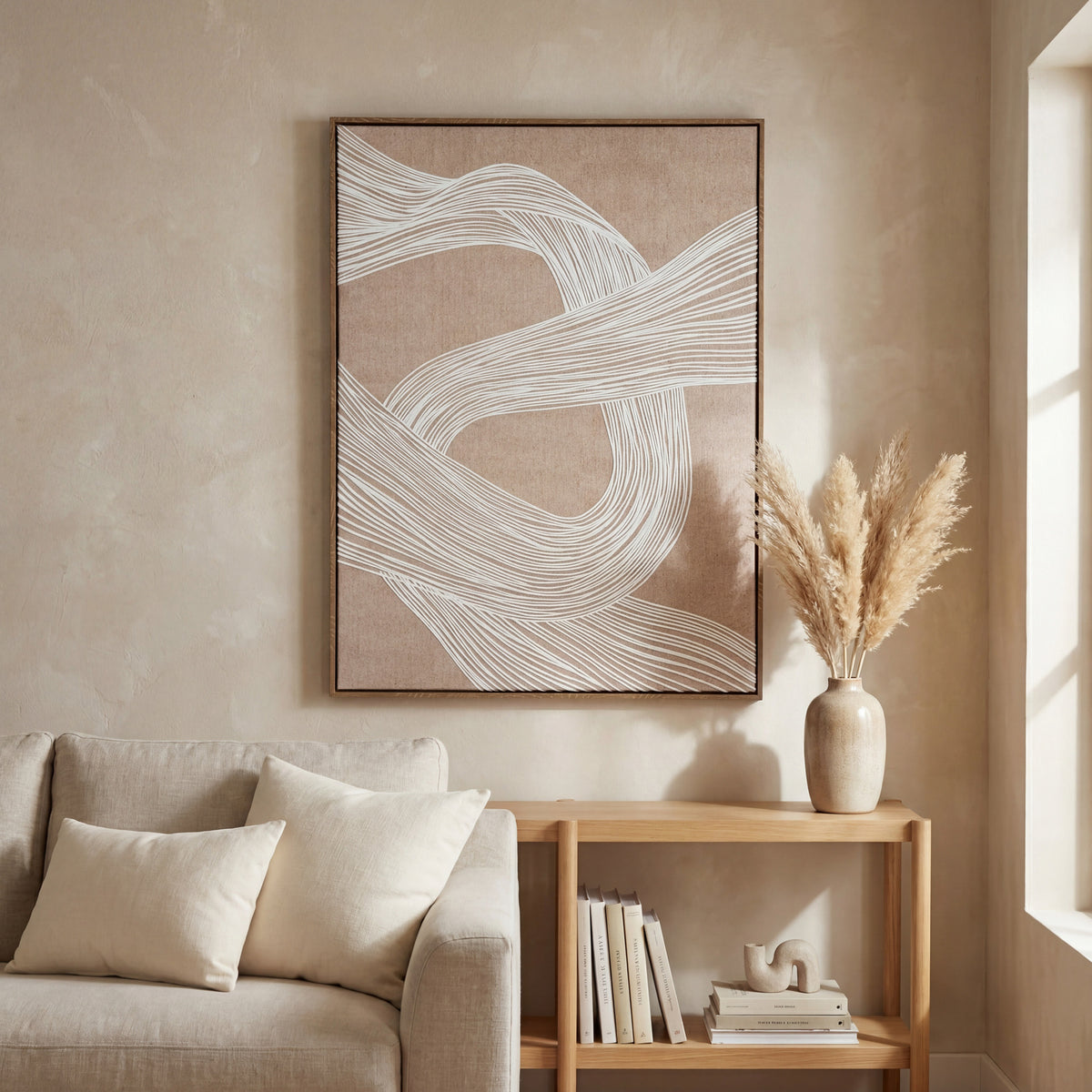 Clayre Line Art In Frame by Hill Interiors