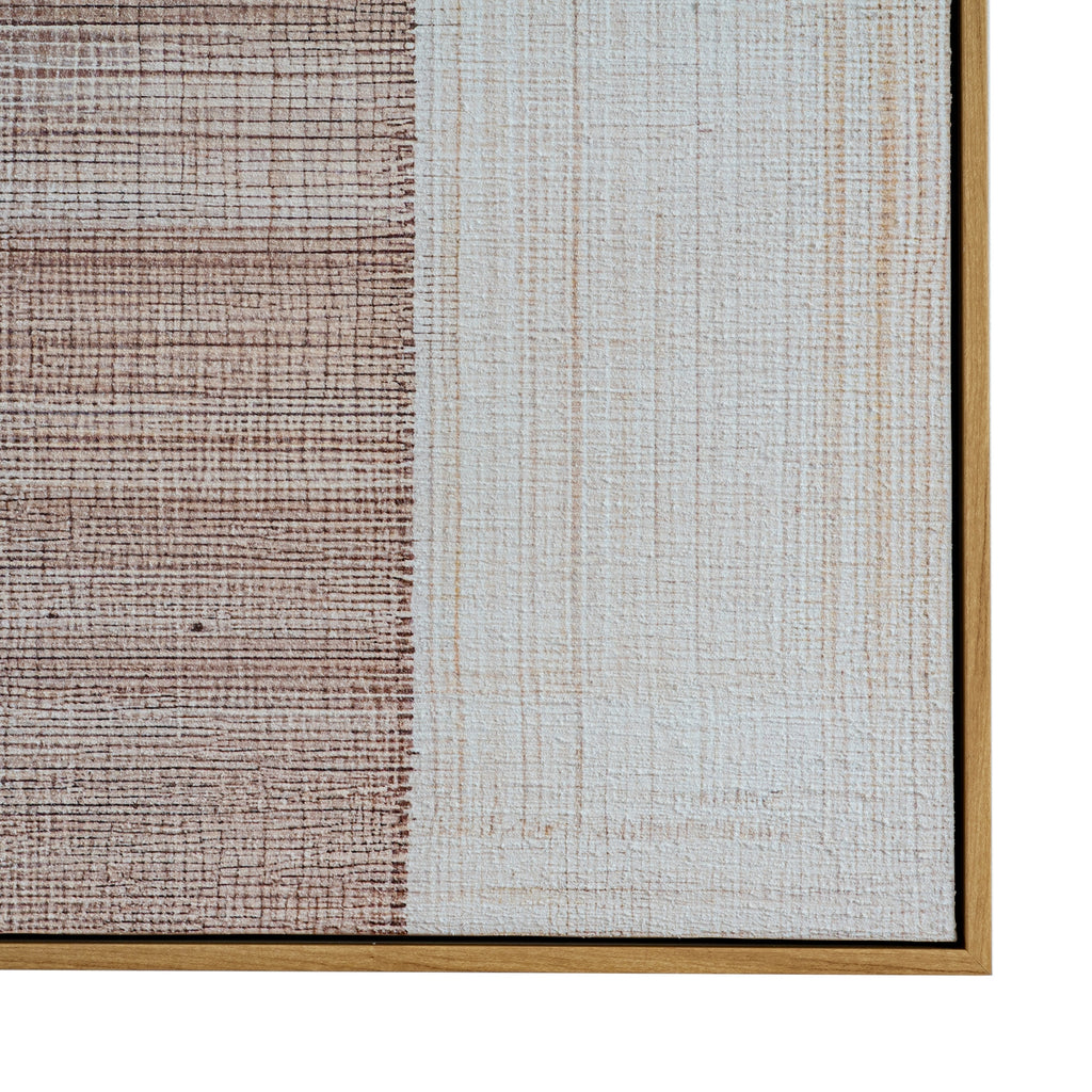 Umbora Hand Painted Canvas In Frame by Hill Interiors