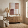 Umbora Hand Painted Canvas In Frame by Hill Interiors