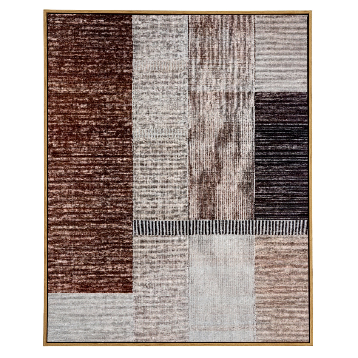 Ivora Hand Painted Canvas In Frame by Hill Interiors