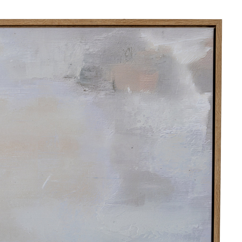 Hillside View Hand Painted Canvas in Frame by Hill Interiors