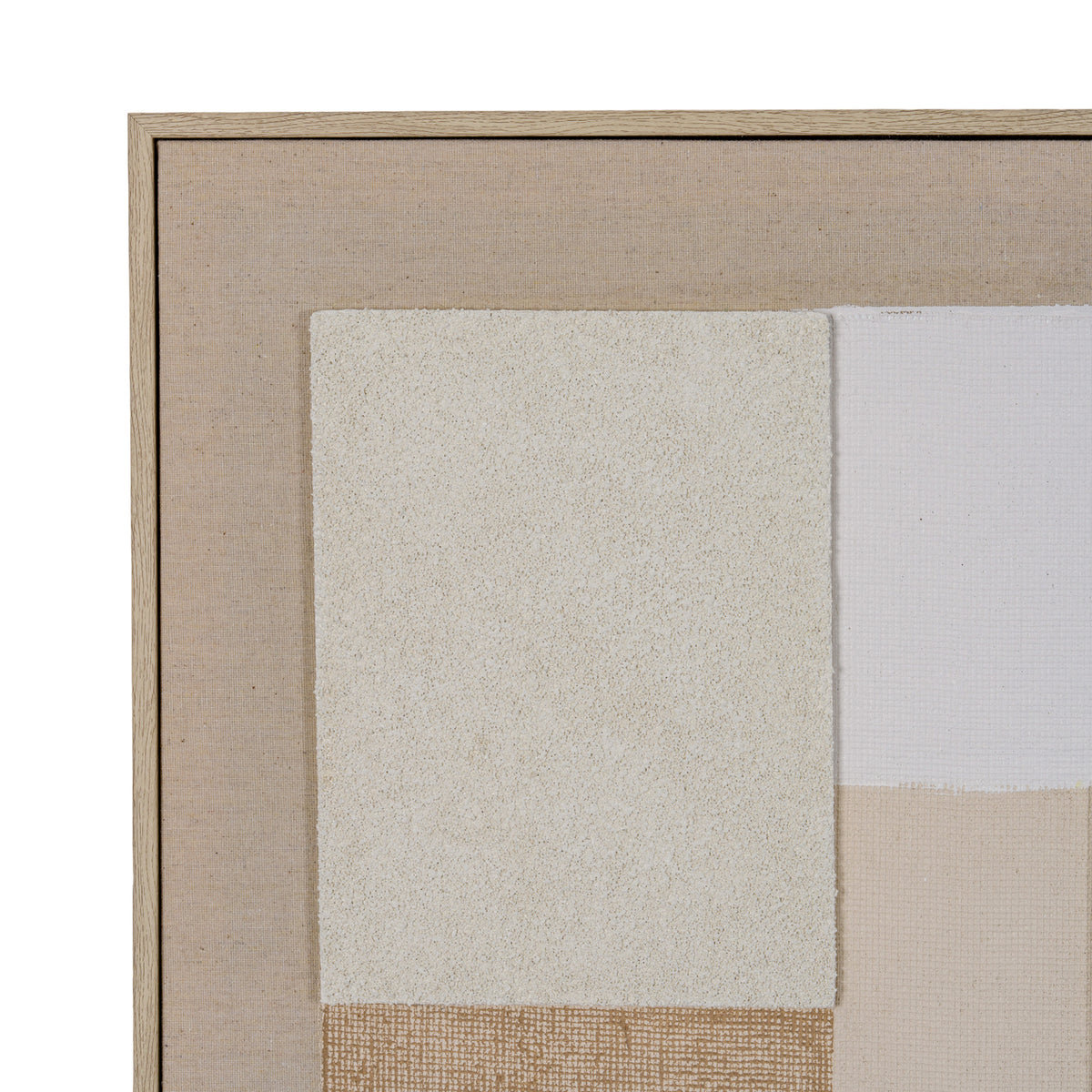 Lumera Linen Textured Canvas in Frame by Hill Interiors