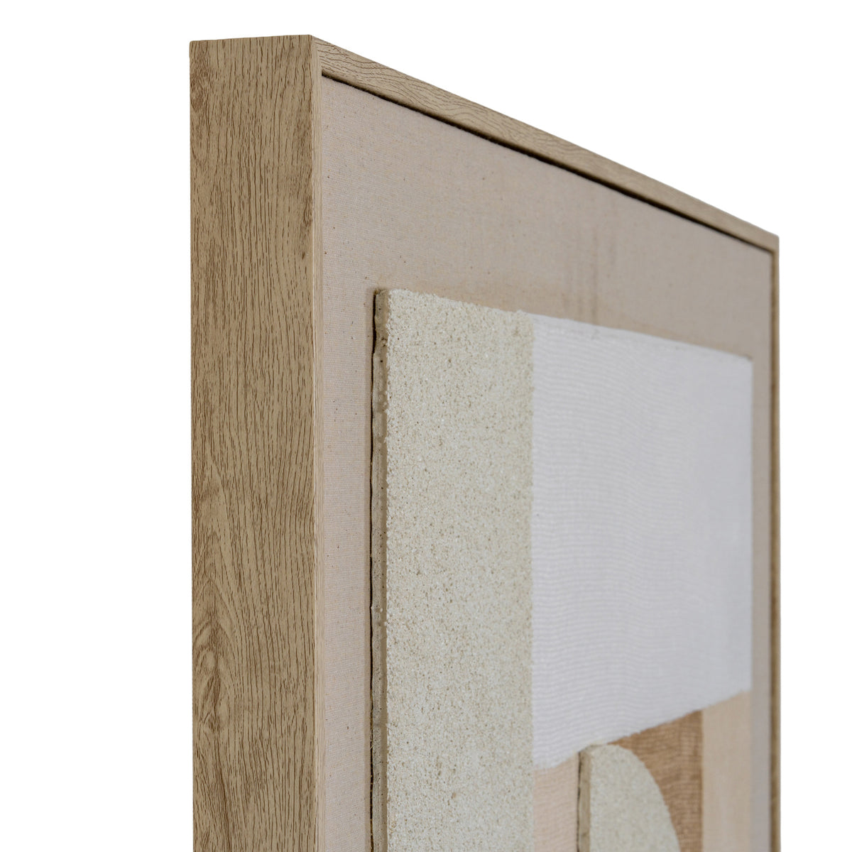 Lumera Linen Textured Canvas in Frame by Hill Interiors