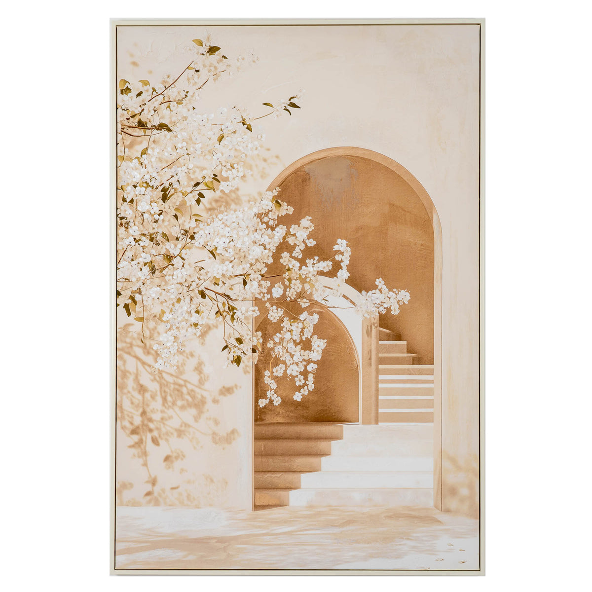 Naxos Handpainted Canvas in Frame by Hill Interiors