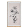 Sketchbook Daisies in Frame by Hill Interiors