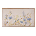 Wildflower Meadow Hand Painted Canvas in Frame by Hill Interiors