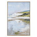 Cliffside View Hand Painted Canvas in Frame by Hill Interiors