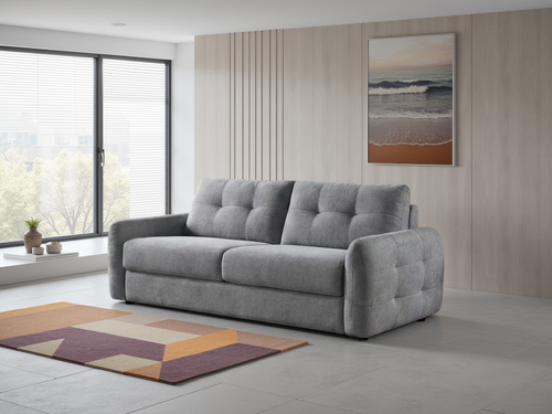 Athens Sofabed Grey 3 Seater - Main product image | LA Home Decor
