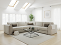 Naples Sofa Beige Large Corner