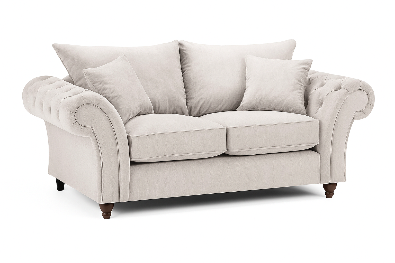 Windsor Fullback Sofa Stone 2 Seater