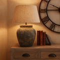 Castello Aged Stone Ceramic Table Lamp - Main product image | LA Home Decor