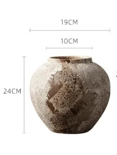 Antique Rustic Vase - small
