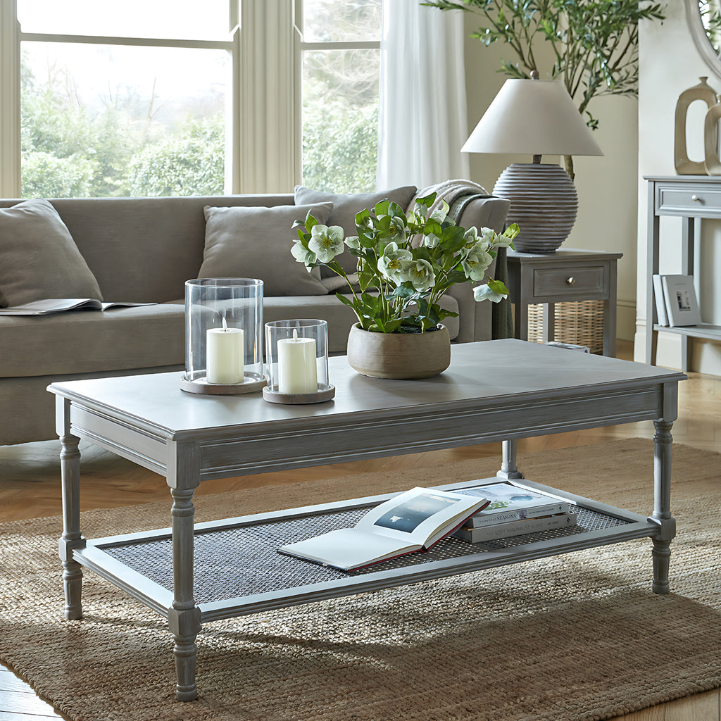 The Serene Rattan Collection Coffee Table - Main product image | LA Home Decor